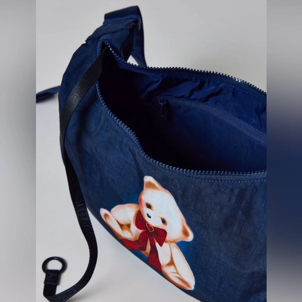 New! BAGGU medium crescent with a teddy bear graphic / new with tags! - Picture 15 of 16